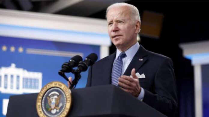 Biden spoke of releasing large quantities of crude oil from the country's petroleum reserves